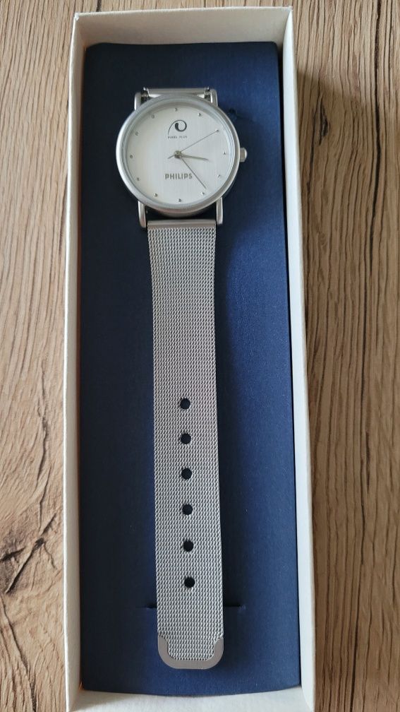 Zegarek Philips metalowy nowy