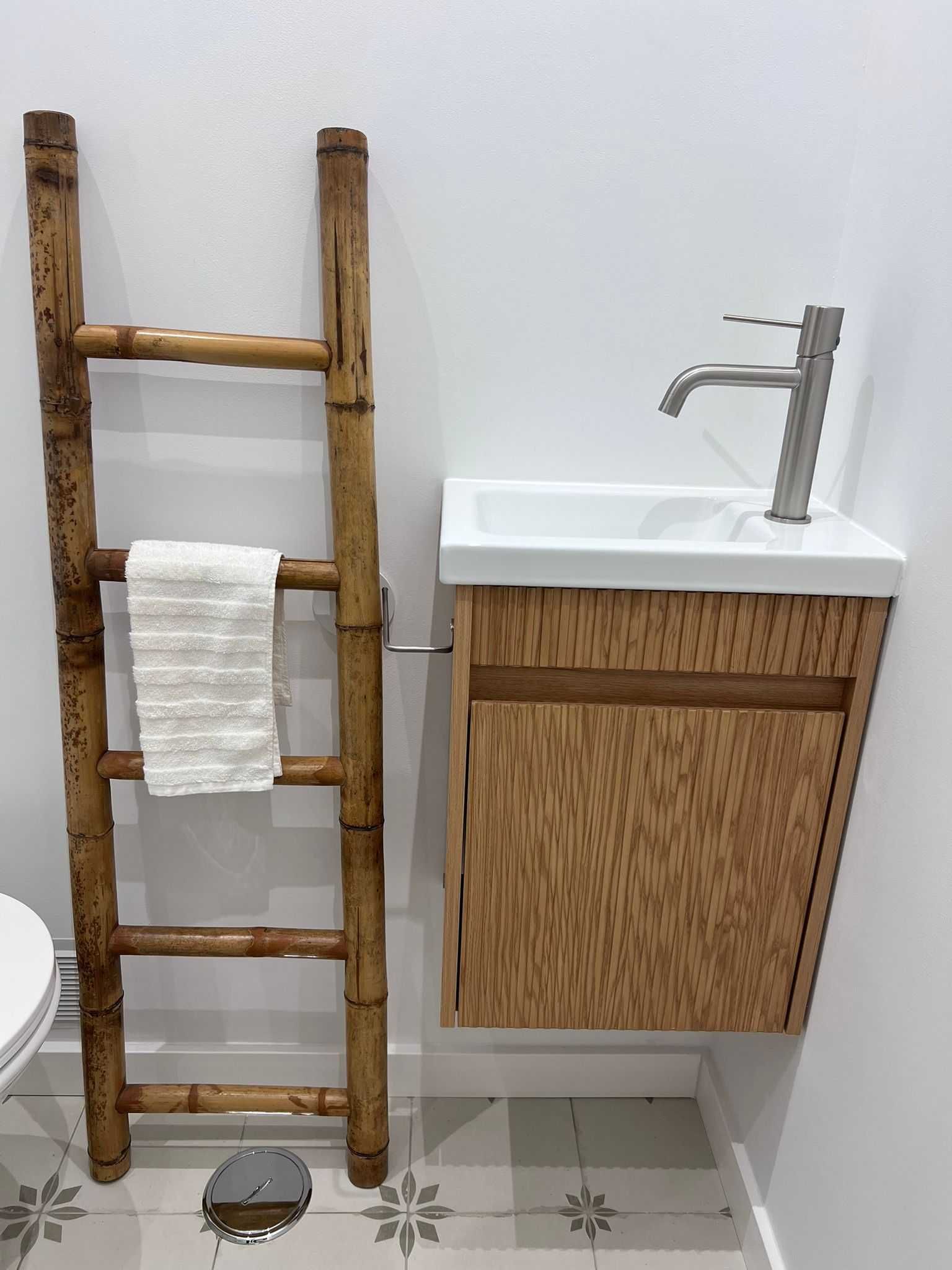 Toalheiro escadote Bambu