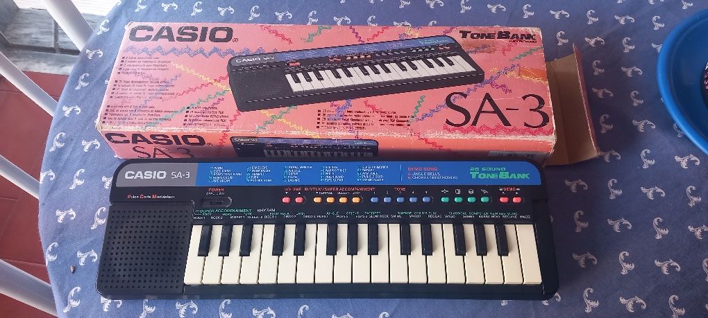 Teclado CASIO SA-3  vintage