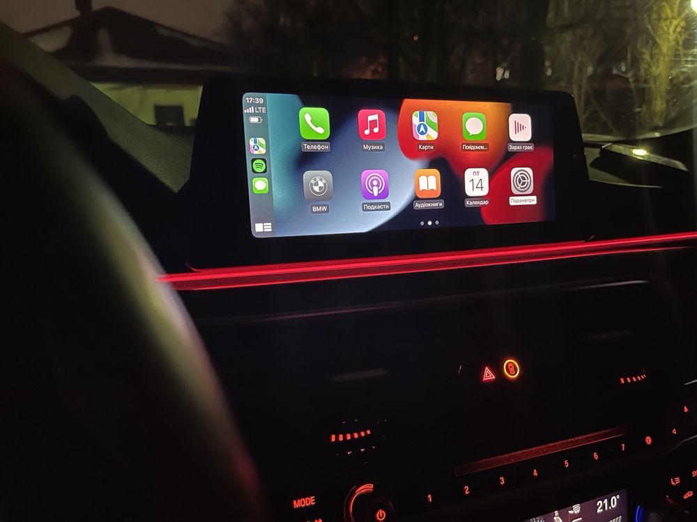 Русифікація усіх BMW F,Е,G,I серия MІNI Cooper навігація Apple Carplay