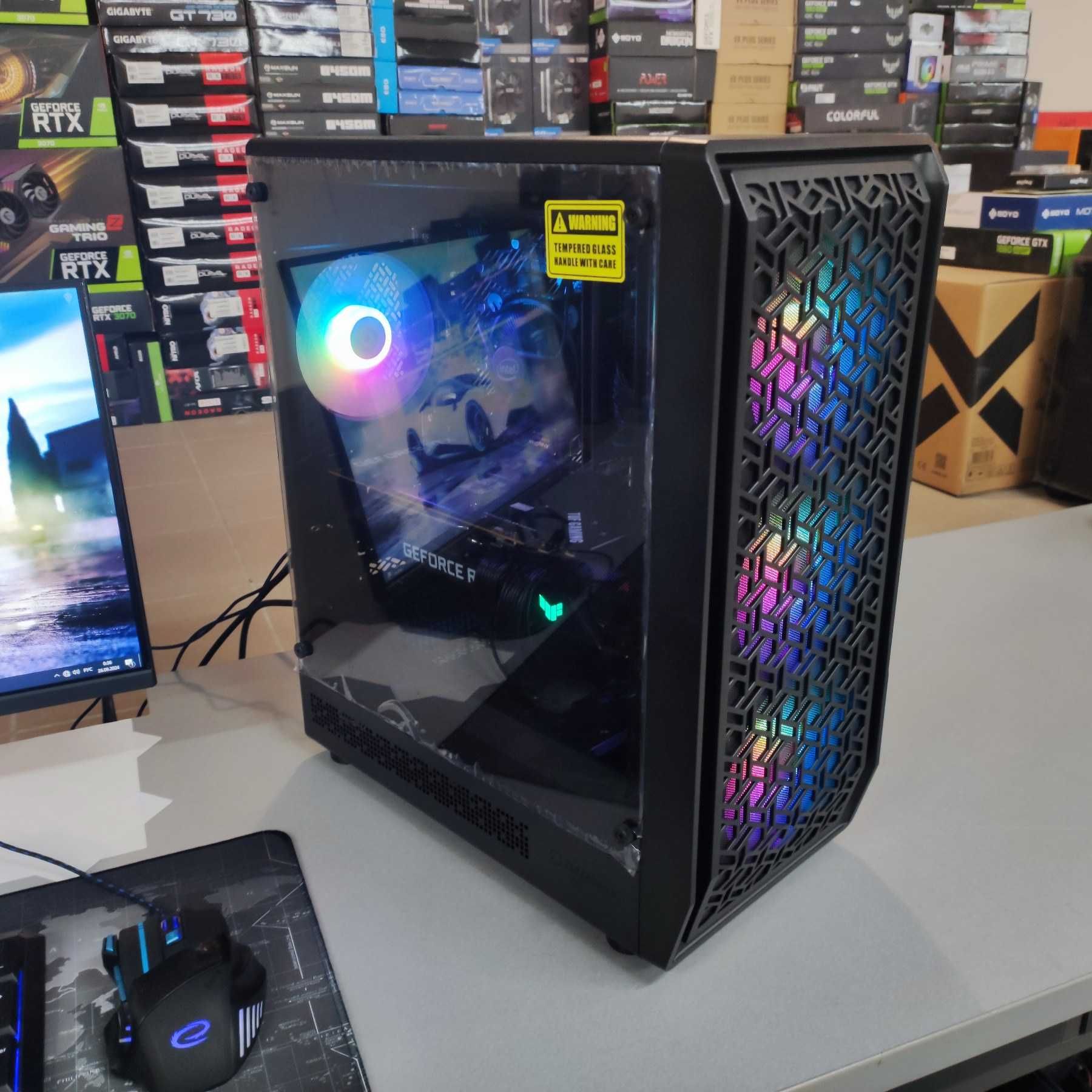 Ігровий Комп'ютер, Монітор, Клавіатура, Мишка, i5-11400, RTX 3070ti
