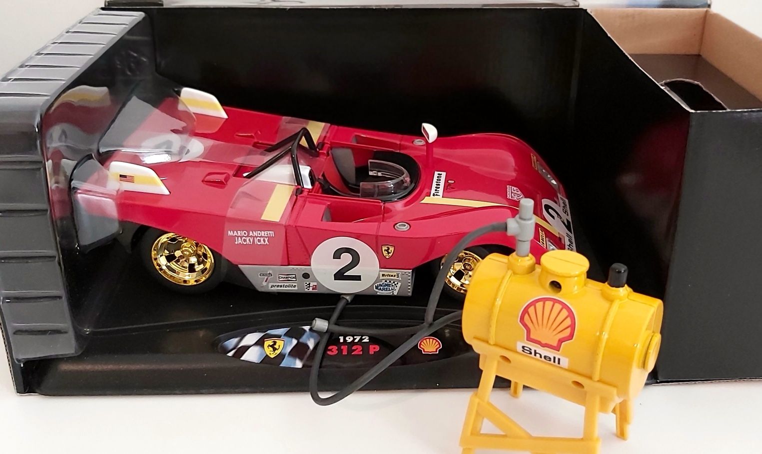 Ferrari 312, de 1972, escala 1/18 Andretti/ICKX. De colecção