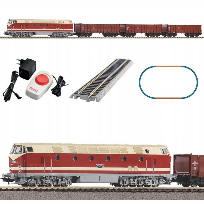 Piko 57138 - Zestaw startowy pociąg towarowy z BR 119