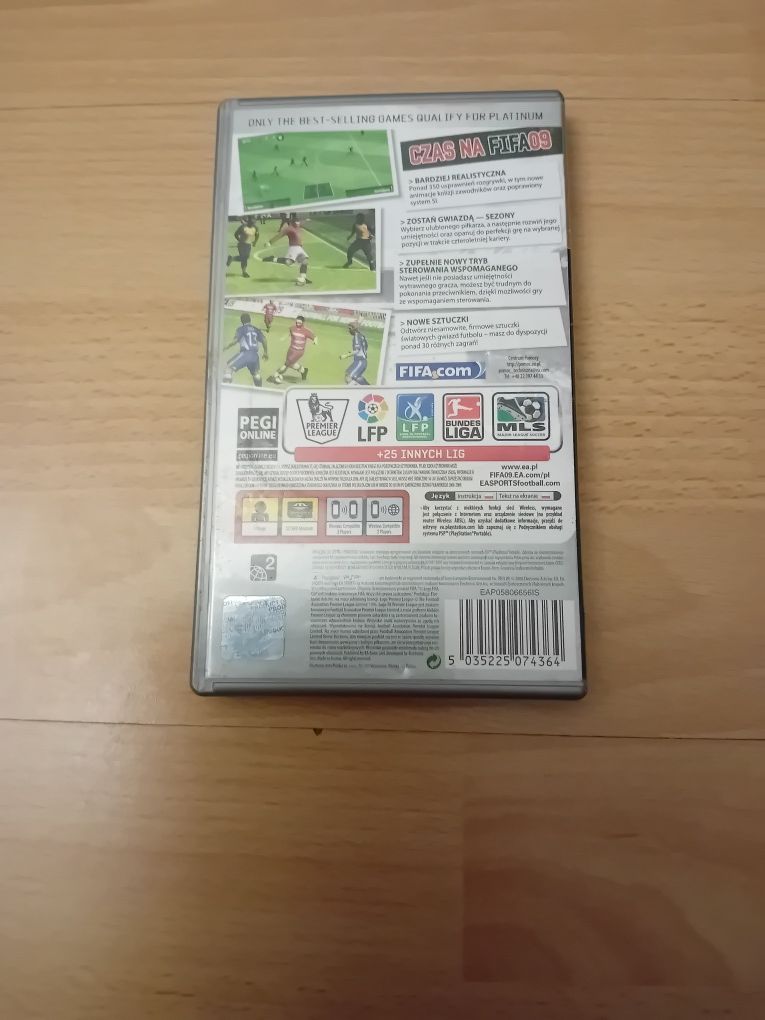 Gra fifa 09 na psp