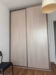 Szafa do zabudowy – przesuwna, jasne drewno, 170x70x255 cm