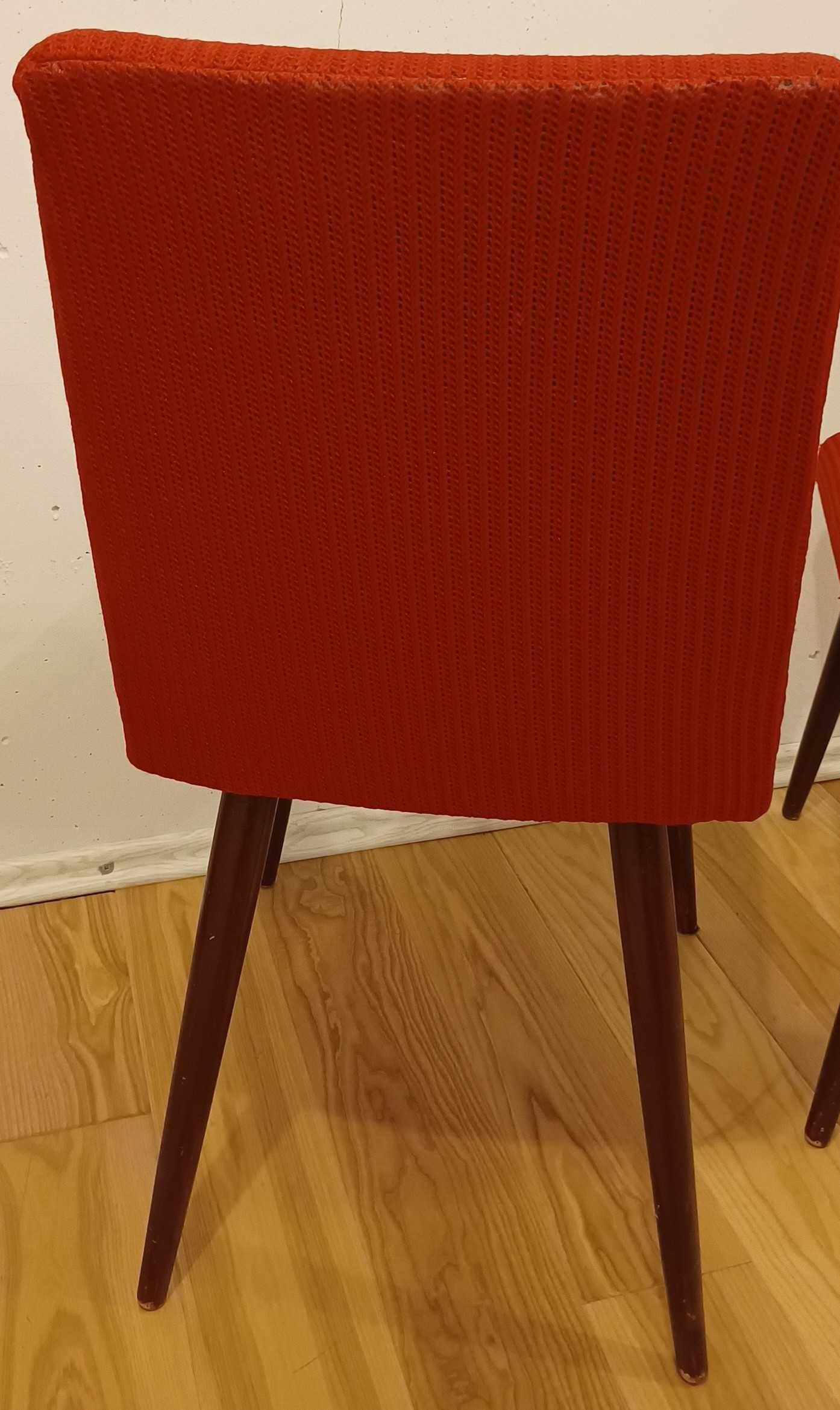 Krzesło tapicerowane typ 200-244 tzw. patyczaki z prl