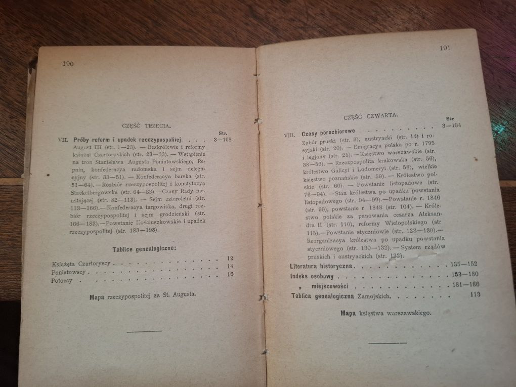 Dzieje Narodu Polskiego cz.2 i 4 p.red.W.Smoleńskiego 1898 Warszawa