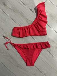 H&M bikini neon róż M/L 38/40 strój kąpielowy