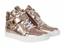 Sneakersy Carinii zlote
