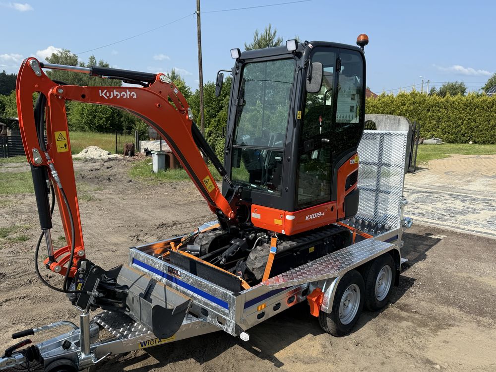 Wynajem koparki kubota bobcat samochodu kiper wywrot okazja tanio