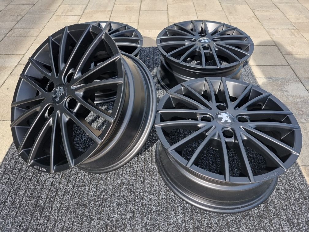 Peugeot 15 " Felgi Nowe 5x108 - 208 / 207 / 206 / 1007 / 307 Czarne