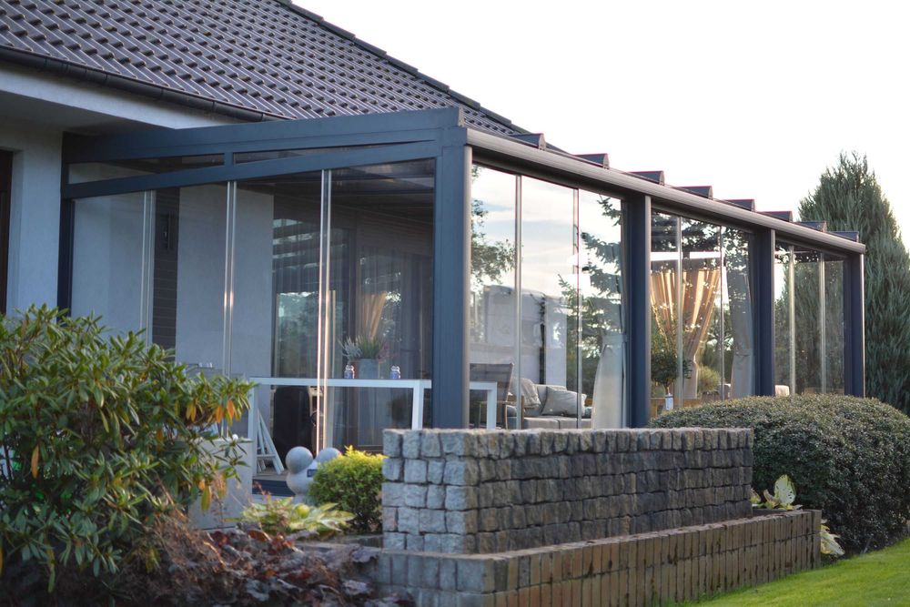 ++ Aluminiowe Zadaszenia Tarasów, Szklane ściany, Super Jakość ++