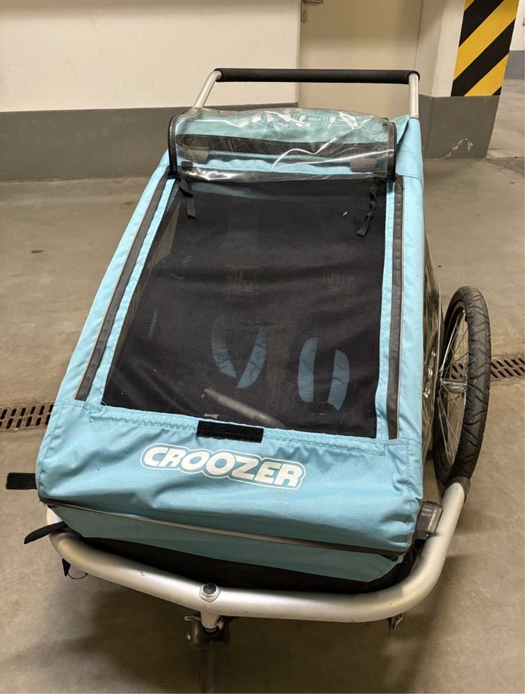 Przyczepka rowerowa Croozer Kid plus 2 2-osobowa