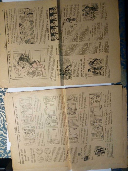 jornal humorista Pimpão (o roupão da mulher 1909 Raro  único completo