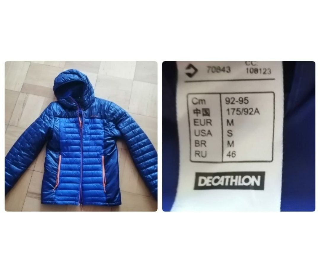 Pikowana młodzieżowa kurtka M, Decathlon