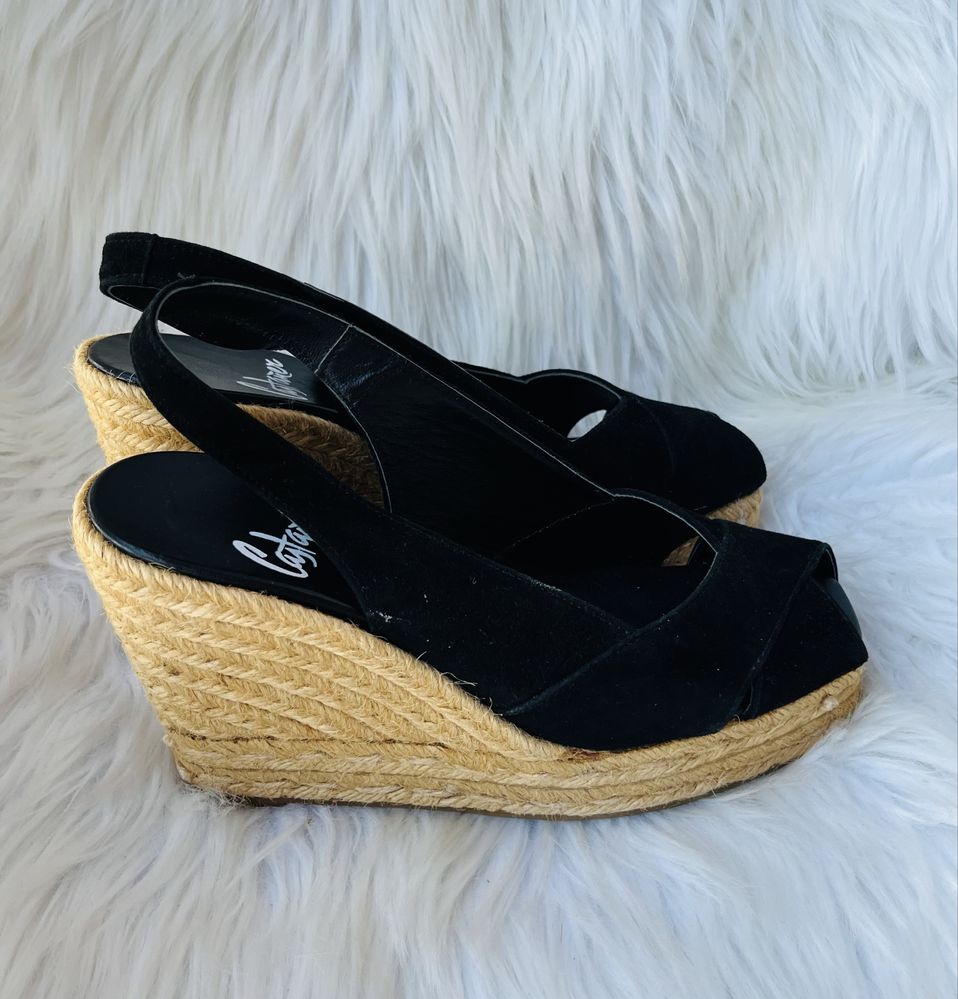Espadryle na koturnie 35