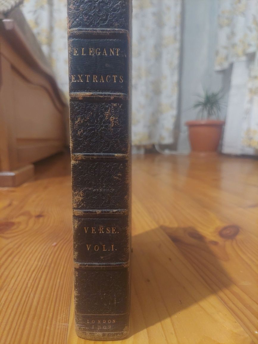 Книга Elegant Extracts 1809 года