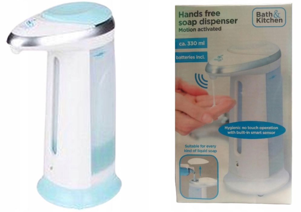 Bezdotykowy automatyczny higieniczny dozownik mydła 330 ml łazienkowy
