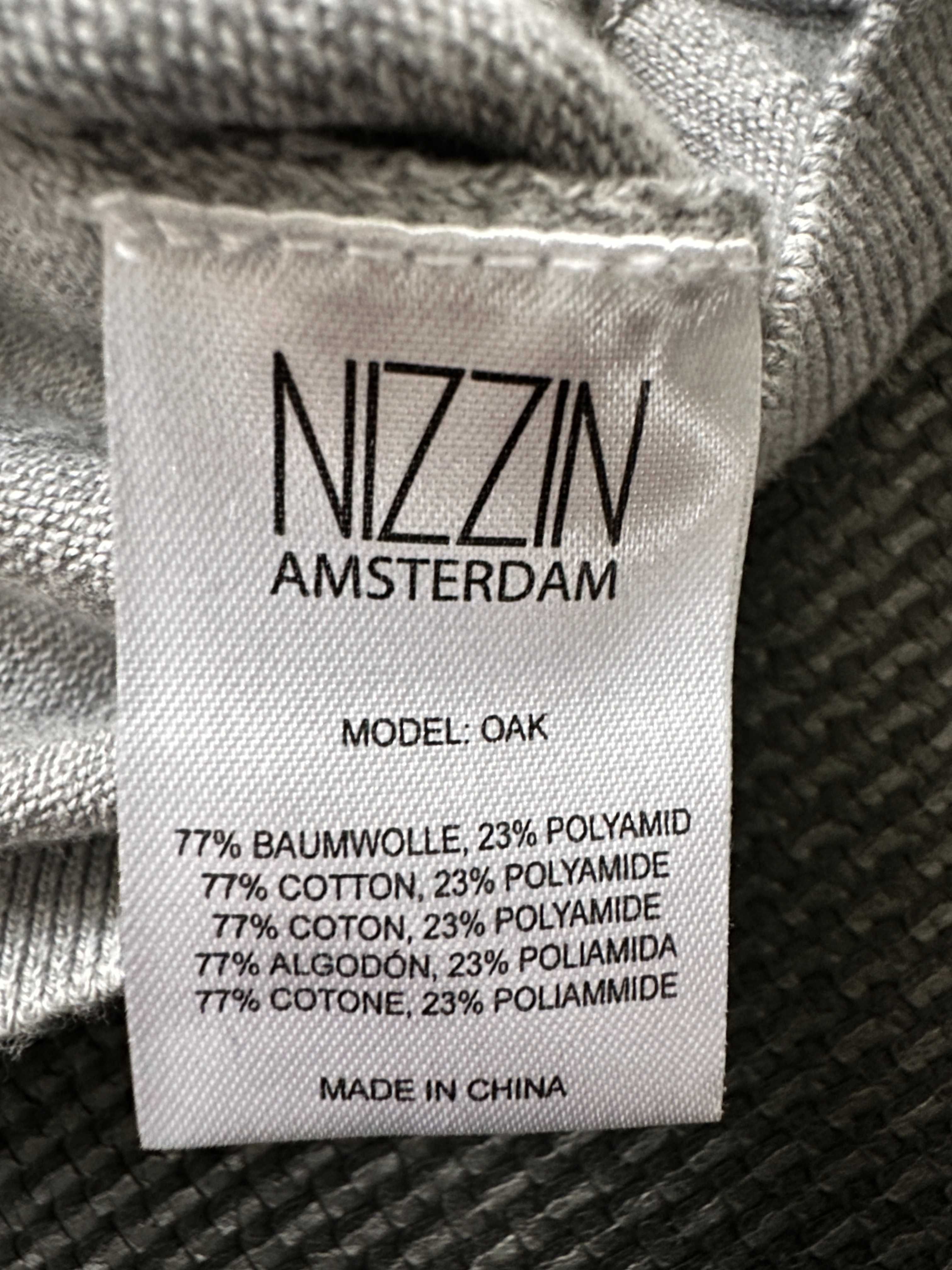 Szary sweter męski V-neck Nizzin Amsterdam rozm. M