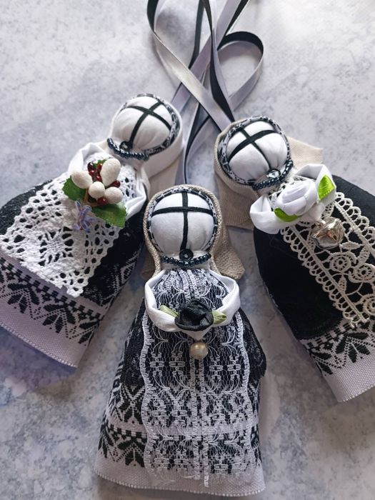 Ляльки Підвіски на Ялинку в різних кольорах