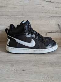 Подростковые кожаные  кроссовки хайтопы б/у Найк Nike  35-36 р 23 см