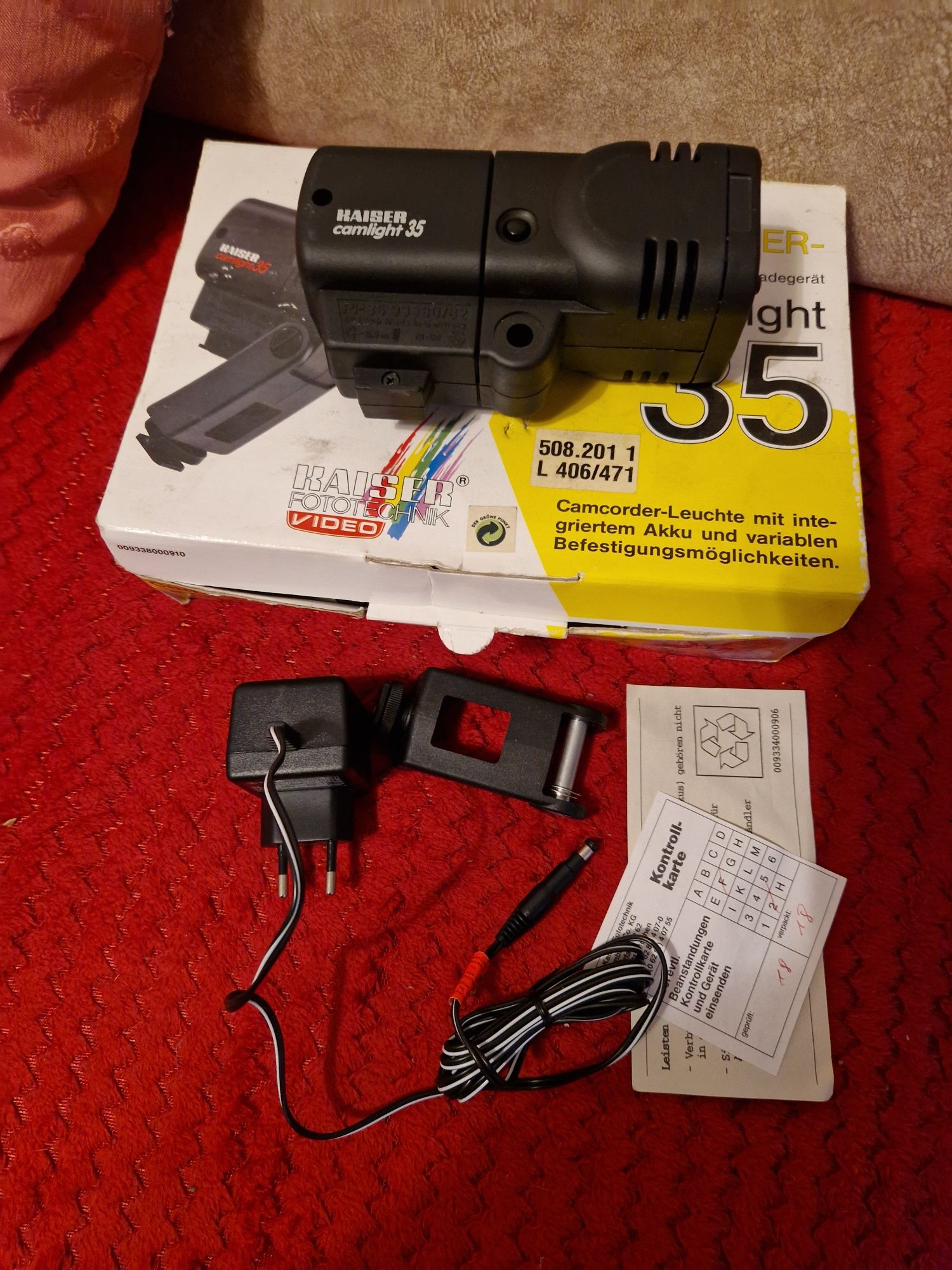 Kaiser Camlight 35 6V 1.4A Flash z akumulatorem Ni-Cd