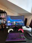 Xbox series S 512gb + 2pady+ monitor gamingowy + klawiatura i mysz