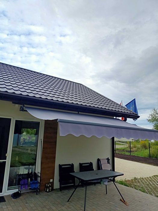 Markiza szara 4x2,5 m