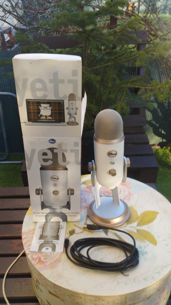 Mikrofon USB Blue Yeti NOWY pojemnościowy, odbiór osobisty Warszawa T