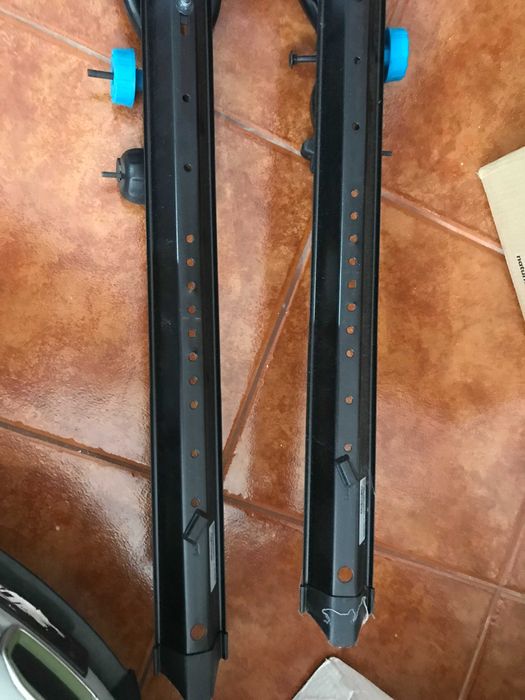 2 Suportes de bicicleta para barras de tejadilho