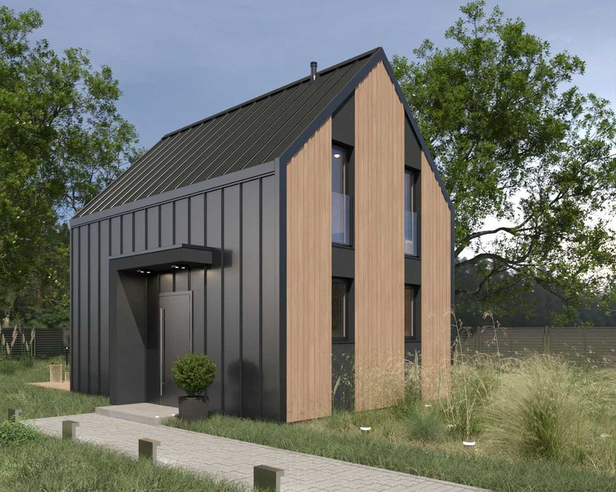 Sprzedam konstrukcję domu 52 m² – prefabrykowana, z montażem 99 tys zł