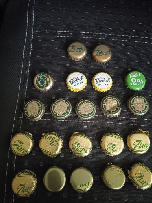 24 Kapselki Pilzner Urquell Kapsle Grolsch Kapsle Zatecky