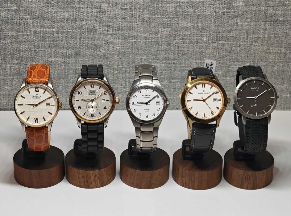 Чоловічий годинник часы Olympia Titanium Sapphire 38mm