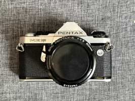 Плівкова камера Pentax ME super + об'єктив Pentax A 50mm F1.7