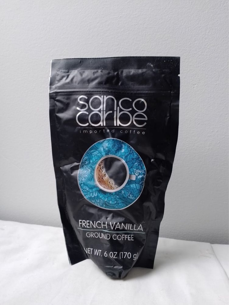 Kawa mielona smakowa french vanilla Sanco Caribe z USA