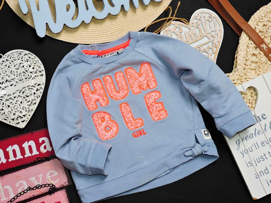 Tumble N Dry - markowa bluza napis neon r 80