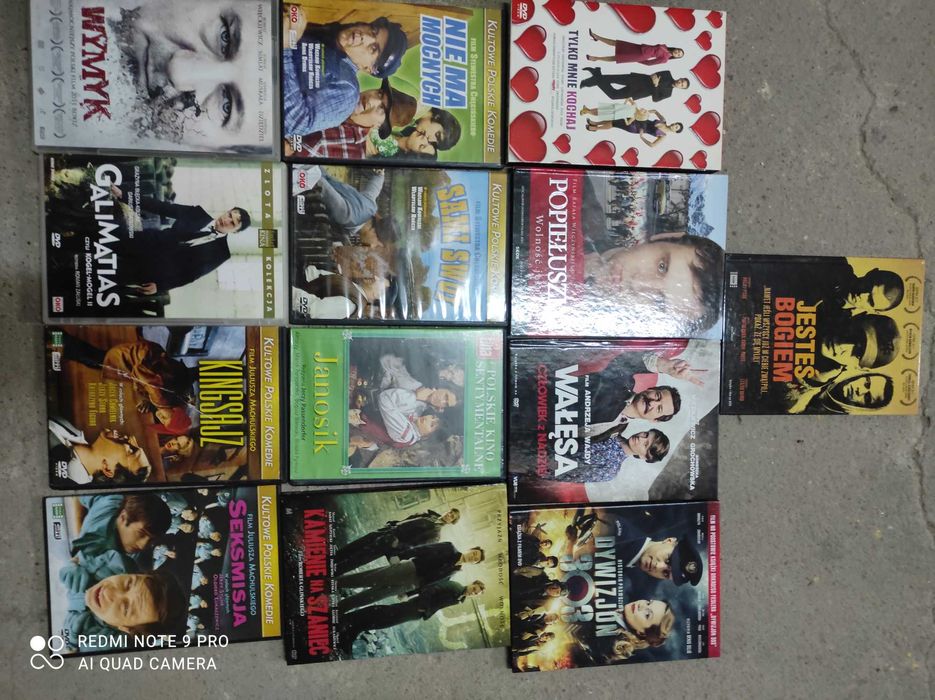 DVD polskie filmy mix używane
