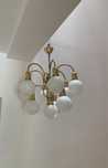Lampa żyrandol vintage styl Hollywood Regency
