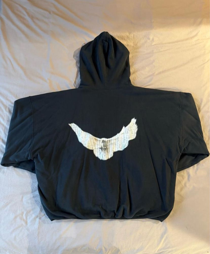 худі hoodie gap yeezy balenciaga баленсиага изи черное голубь птица