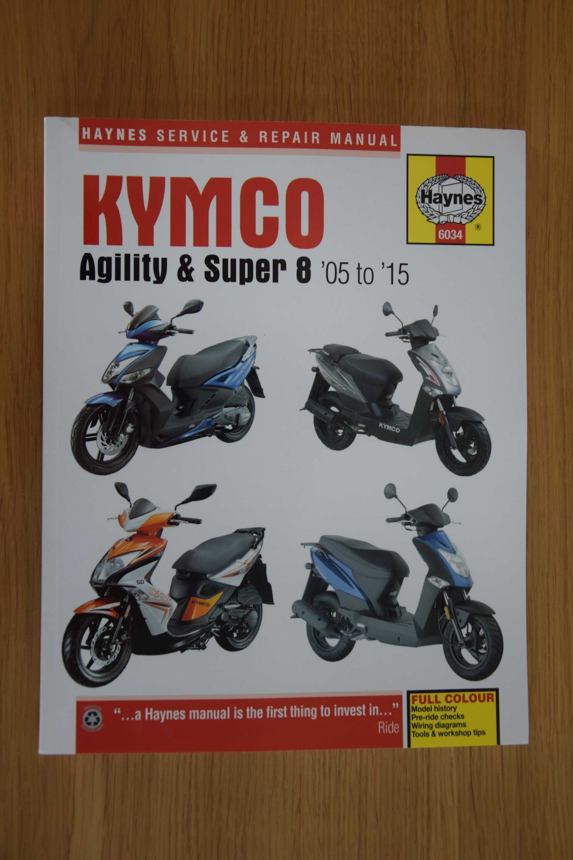 Instrukcja KYMCO Agility Super 8