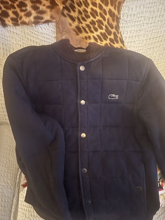 Casaco azul escuro lacoste tamanho S