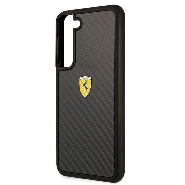 Etui Ferrari S22+ Real Carbon On Track - Czarny