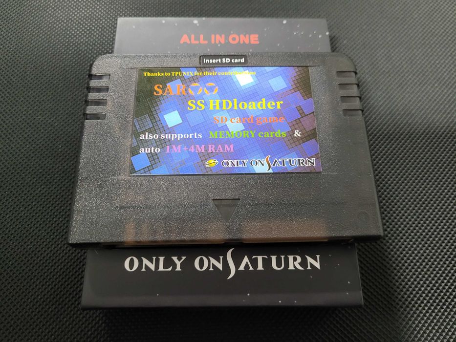 SEGA SATURN SAROO HDLoader wersja ELITE niebieska płyta PCB