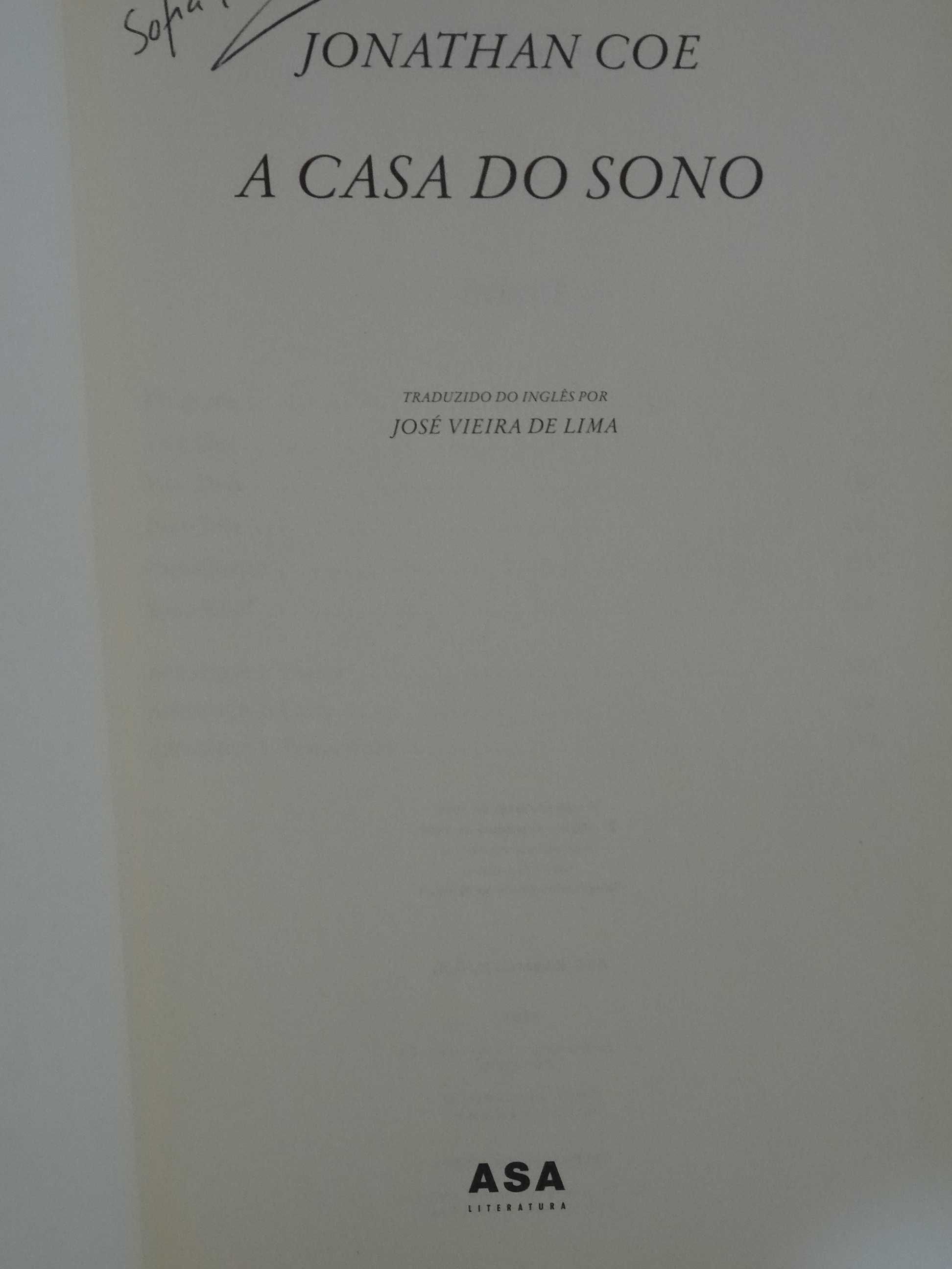 A Casa do Sono de Jonathan Coe