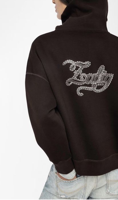 Толстовка с вышевкой Zadig & Voltaire