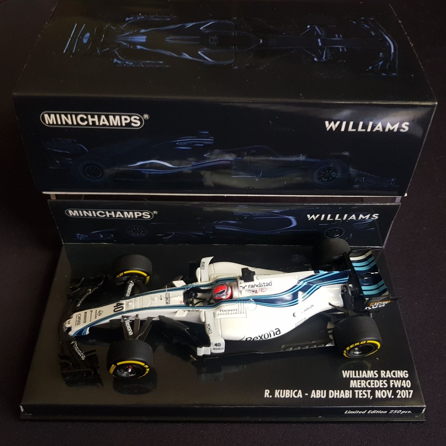 Robert Kubica Williams Racing Abu Dhabi Test 2017 Minichamps