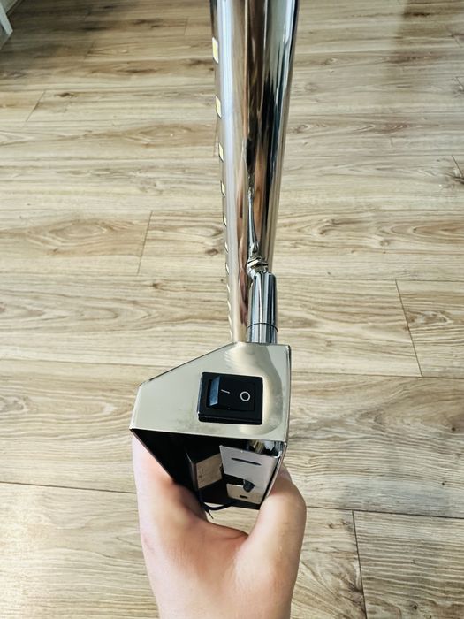 kinkiet lampa LED nad lustro do łazienki lub obraz chrom