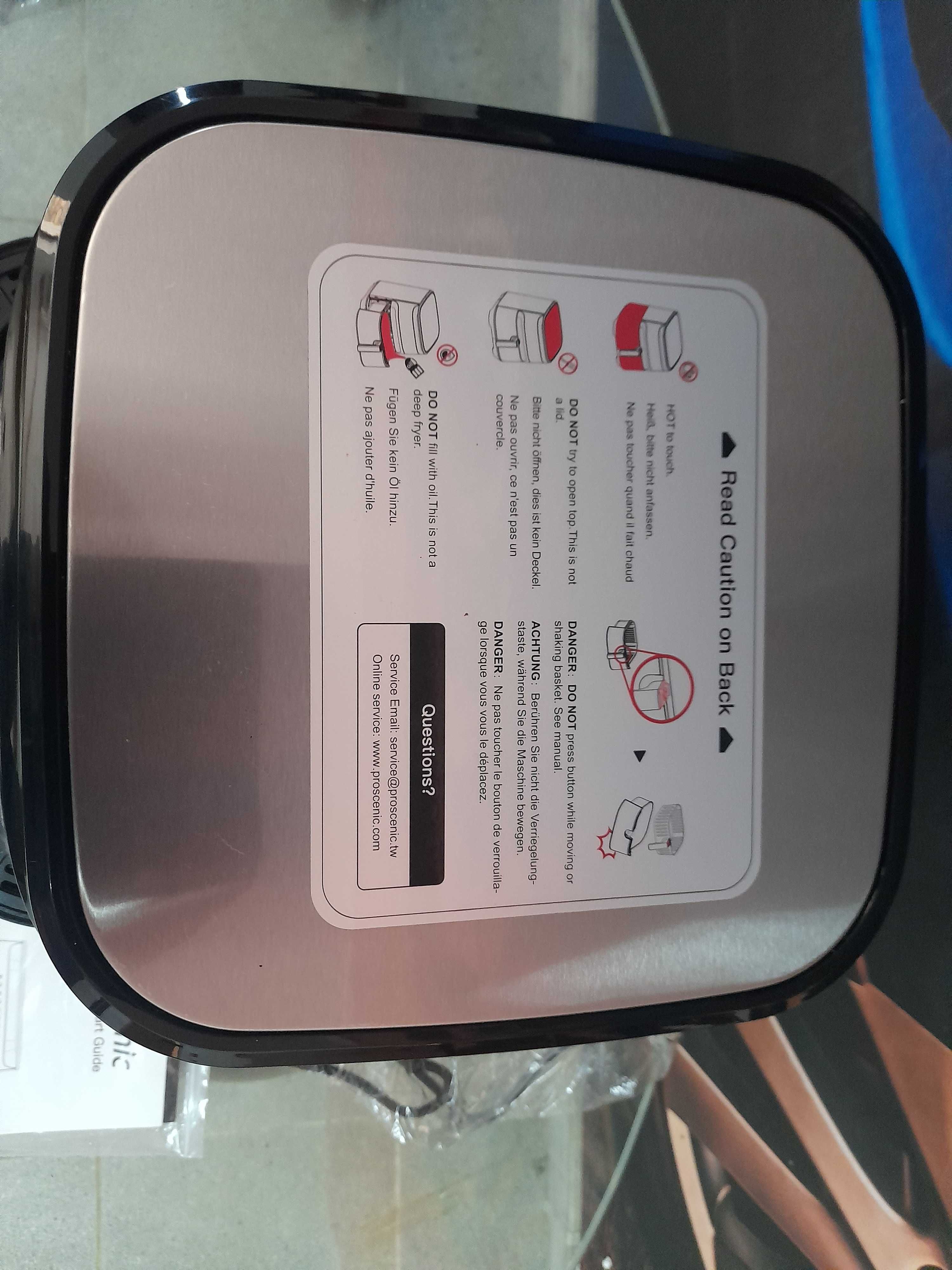 Frytkownica beztłuszczowa PROSCENIC T21 Air Fryer  5,5L 8 PROGRAMÓW
