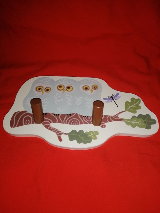 Детская вешалка Ikea Vandring. Деревянная вешалка.Вешалка для одежды.