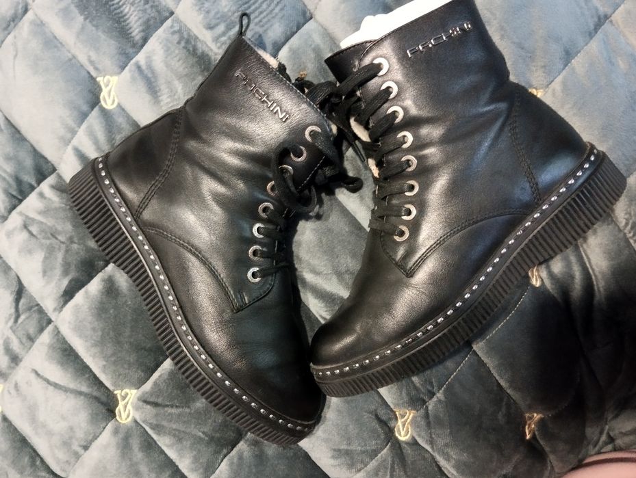 Ботинки жіночі шкіра натуральна,зимові38,5-39